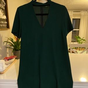 Zara forest green dress